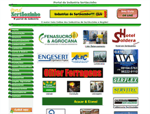 Tablet Screenshot of portalsertaozinho.com.br